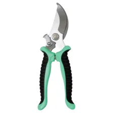 Κλαδευτήρι 190mm με Ελατήριο Επαναφοράς, Λαβή από Καουτσούκ Πράσινο-Μαύρο