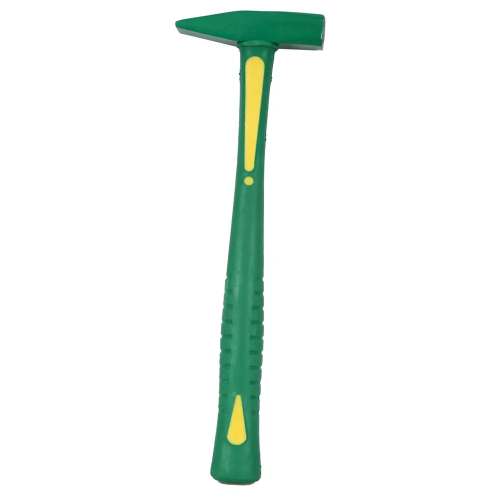 Σφυρί Shockproof 200gr με εργονομική λαβή Fiberglass Πράσινο-Κίτρινο 28.5x9x2cm