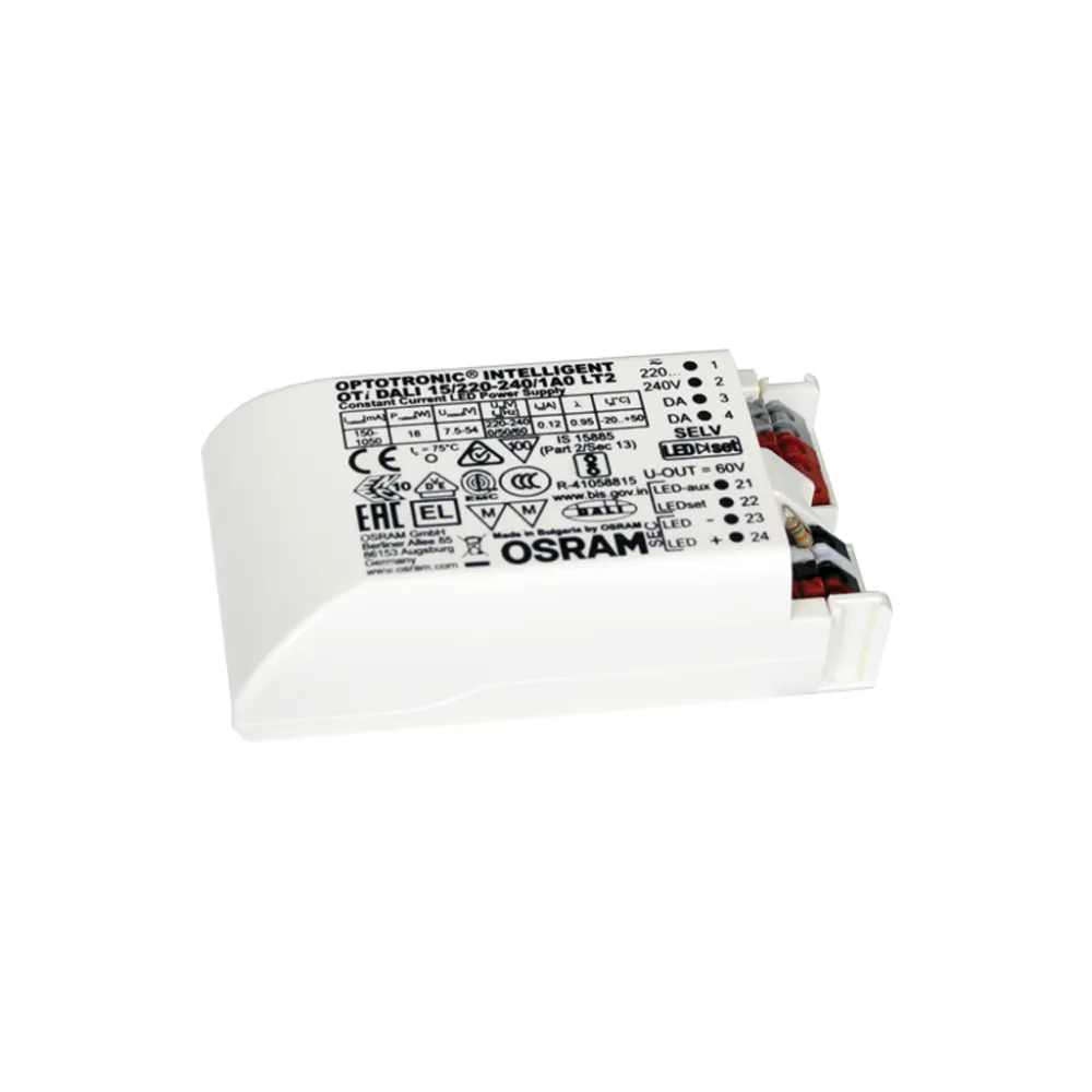 Τροφοδοτικό OTI DALI 15/220-240/1Α0 OSRAM 5έτη Εγγύηση 350mA 7.5-54Volt@