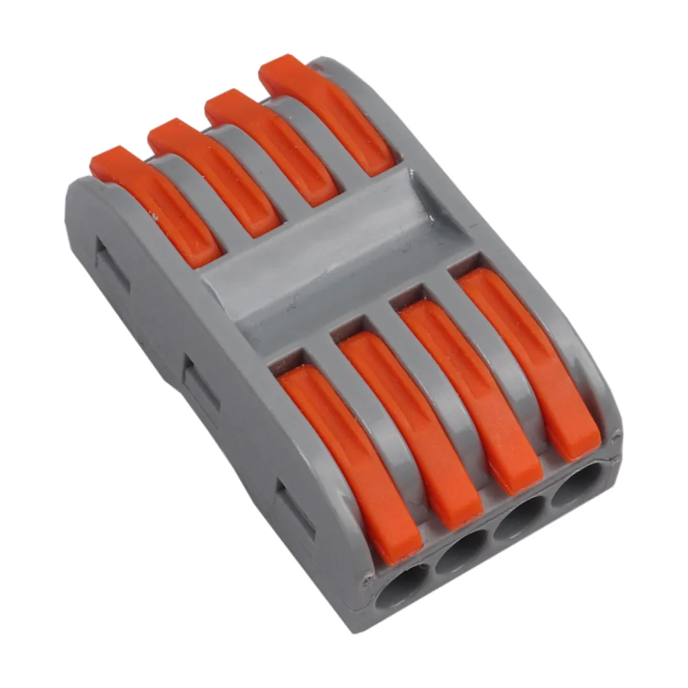 Κλέμμα Διακλάδωσης Με Μοχλό 4 σε 4 0.2-4mm2Μονόκλωνα & 0.2-2.5 mm2Πολύκλωνα 32Α 250V d23.15l39.3mm