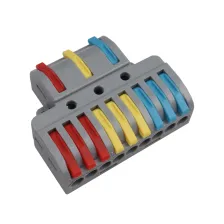 Κλέμμα Αντάπτορ Με Μοχλό 3 σε 9 0.2-4mm2Μονόκλωνα & 0.2-2.5 mm2Πολύκλωνα 32Α 250V d48.3l39.3mm