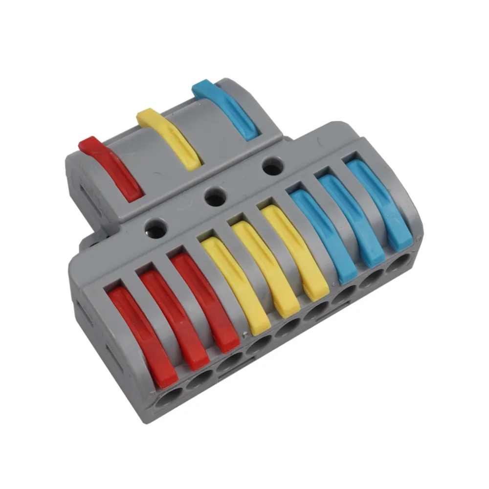 Κλέμμα Αντάπτορ Με Μοχλό 3 σε 9 0.2-4mm2Μονόκλωνα & 0.2-2.5 mm2Πολύκλωνα 32Α 250V d48.3l39.3mm