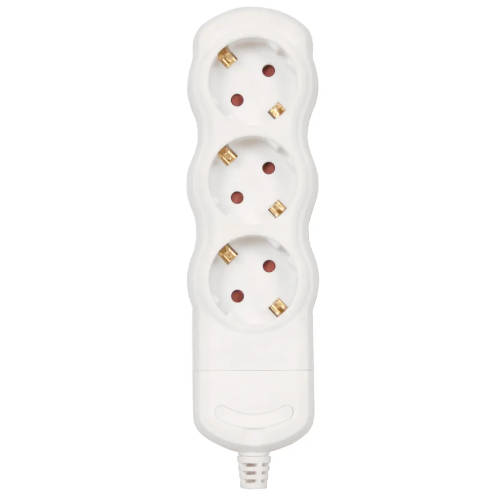 3 Πολύπριζο Χωρίς Καλώδιο Λευκό