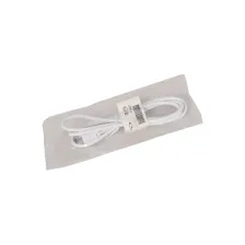 Λευκή Προέκταση TV 3m με Λευκό Φις Γωνιακό Αρσενικό & Θηλυκό σε Σακουλάκι