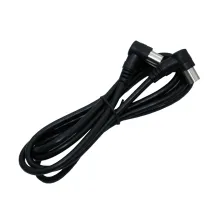 Μαύρη Προέκταση TV 1.5m με Μάυρο Φις Γωνιακό Αρσενικό & Θηλυκό σε Σακουλάκι