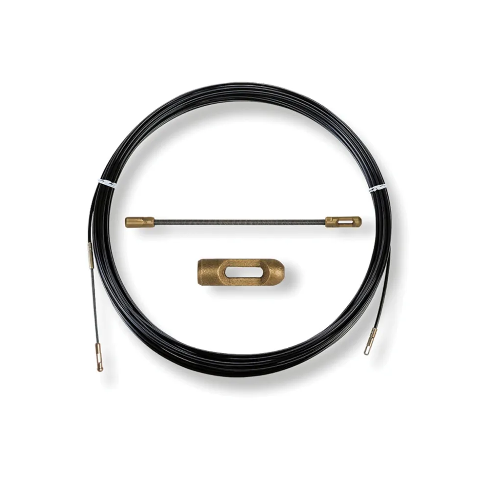 Ατσαλίνα d4mm 20m Ιταλική Nylon Μαύρη Αποσπώμενα Εξαρτήματα(Σπιράλ04950&Θηλιά043)Βόλτες σε Μπρούτζο