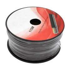 Καλώδιο τηλεφώνου πλακέ 2 ζευγών Μαύρο