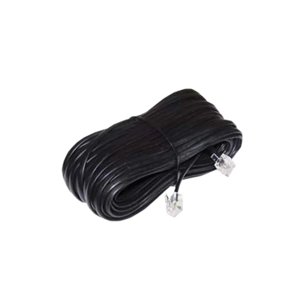 Προέκταση τηλεφώνου 6P4C 5M Μαύρη