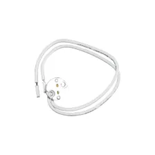 Ντουί Πορσελάνης MR16 με Καλώδιο 15cm 0,75mm2 Λευκό