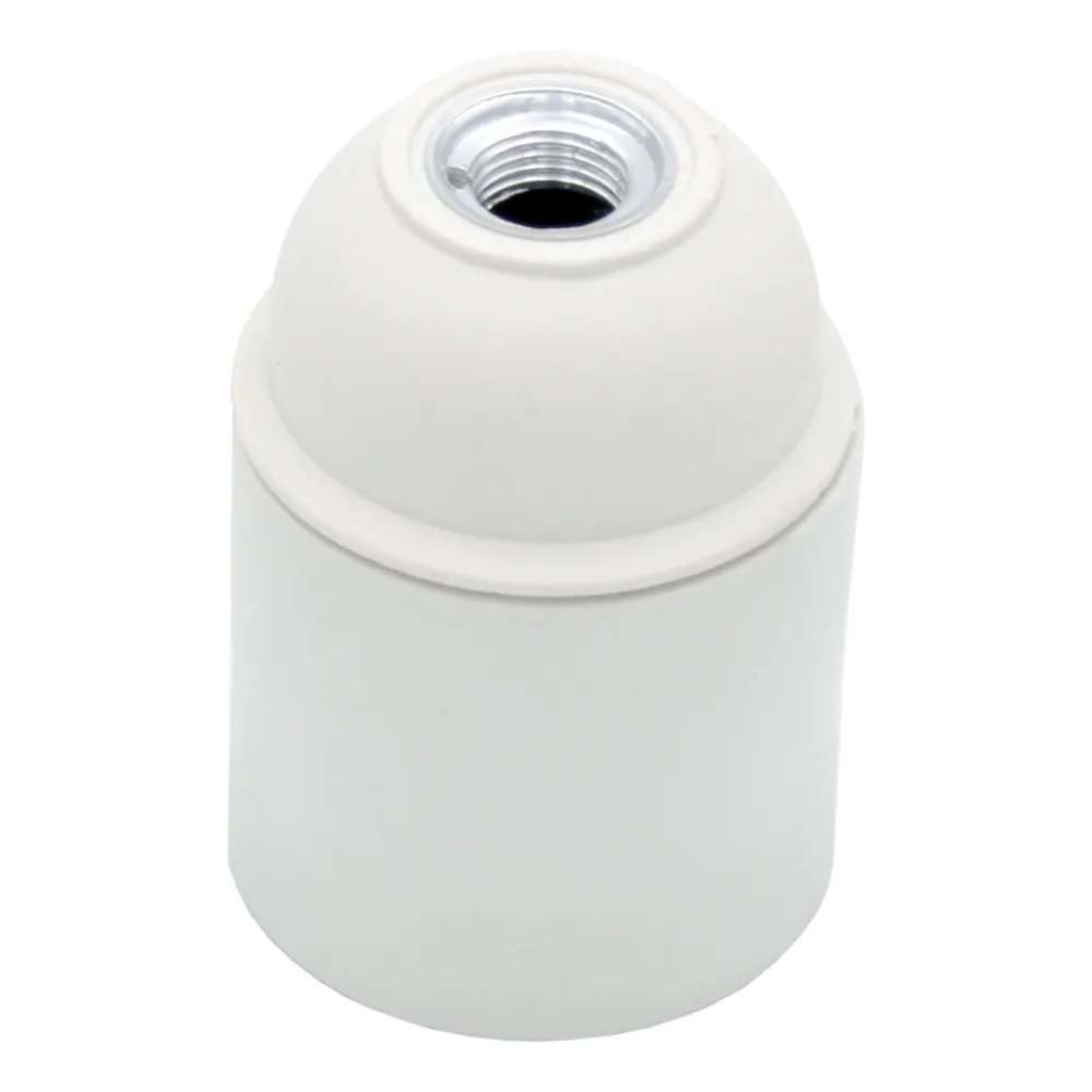 Ντουί Θερμοπλαστικό Λείο Λευκό Ε27 M10 (1/8'') 4A 250V T190°C 0.5-2.5mm2 ENEC