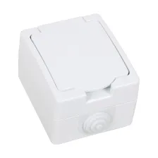 Πρίζα Στεγανή Σούκο Λευκή IP54 16A ΗΜΡΡ/02550 Γερμανικών Προδιαγραφών VDE