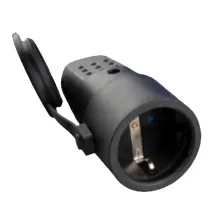 Φις Σούκο Θηλυκό Λάστιχο Μαύρο 16A 250V Πιστοποίηση Intertek ΗΜΡΡ02427