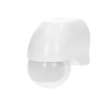 Επίτοιχος Ανιχνευτής Κίνησης Λευκός Orno 180° IP44 300W Led Με Ρύθμιση Lux& Χρόνου,Max 12m,3 Έτη