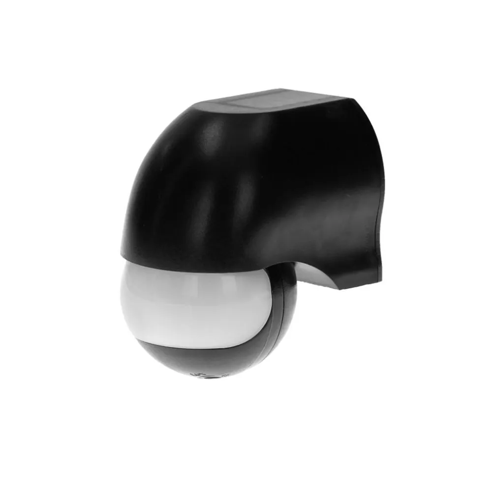 Επίτοιχος Ανιχνευτής Κίνησης Μαύρος Orno 180° IP44 300W Led Με Ρύθμιση Lux& Χρόνου,Max 12m,3 Έτη