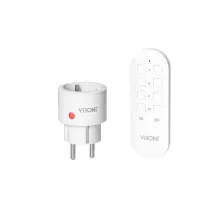 Ασύρματος Mini Adaptor Σούκο Με Τηλεχειριστήριο 2300W 10A 433.92Mhz Virone