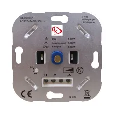 Χωνευτό Dimmer Led 5-300W 220-240V 50Hz@@