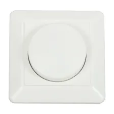 Πλακίδιο και πλαίσιο Λευκό για Dimmer Led RAL9010
