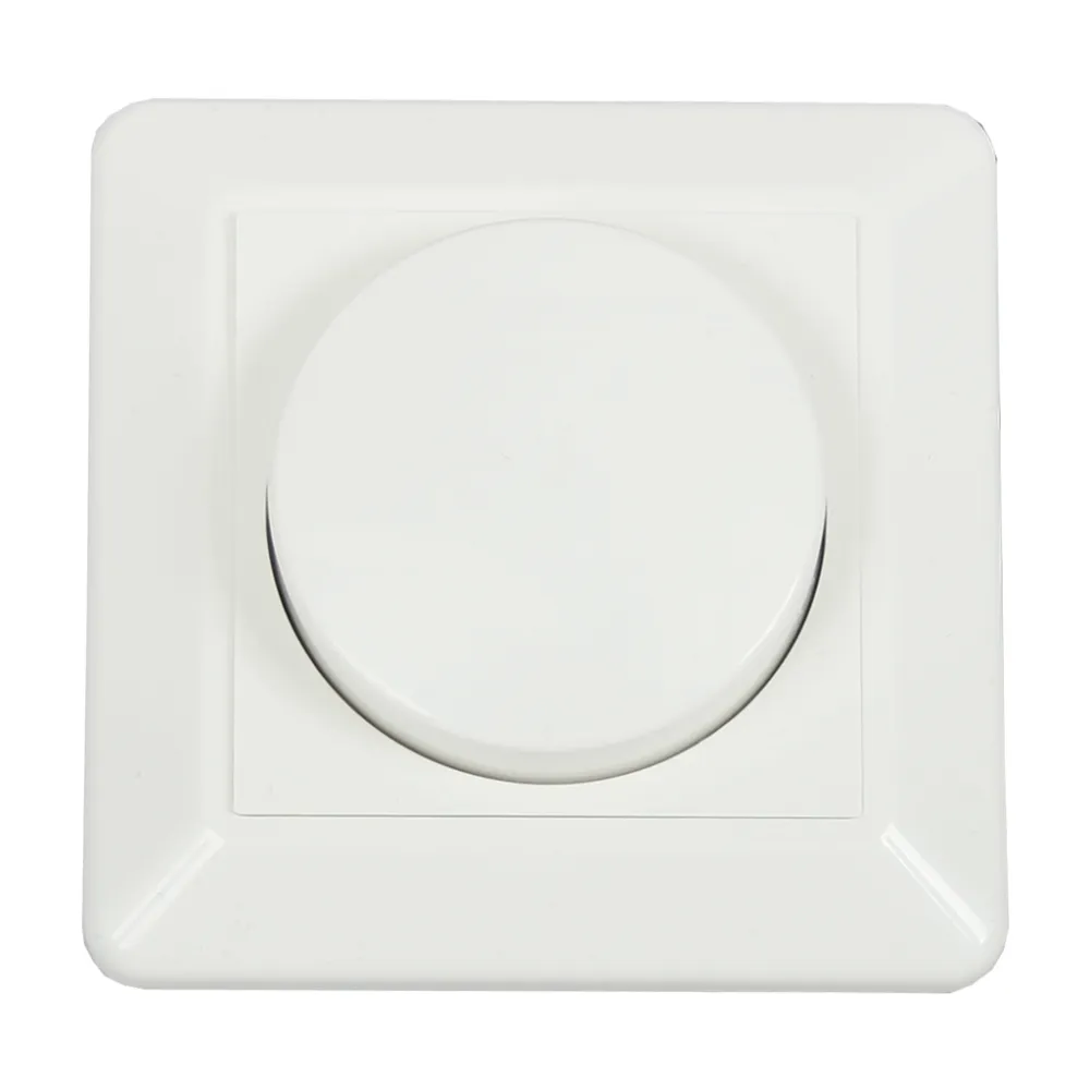 Πλακίδιο και πλαίσιο Λευκό για Dimmer Led RAL9010
