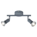 Σποτ Κινητό Μέταλλο 2φωτο 2xGU10 Max 7W 220x80x125mm Γκρι ARTE ILLUMINA Vorras