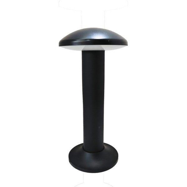 Κολωνάκι Δαπέδου Πλαστικό LED 12W 600Lm 3CCT (3000-4000-6500K) 180x180x600mm IP65 Μαύρη ARTE ILLUMINA