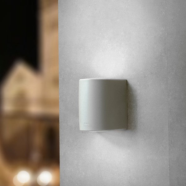 Fumagalli Marta 160 2L Απλίκα Τοίχου Up / Down 2xGX53 LED 3W 3CCT(3000K-4000K-6500) 192x164mm Γκρι