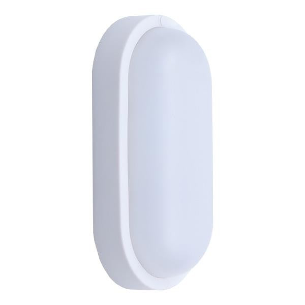 Φωτιστικό Τοίχου Οβάλ LED 12W 900Lm 160x90x51mm12 / 24V AC / DC 6500K IP54 PLUS Λευκό ARTE ILLUMINA