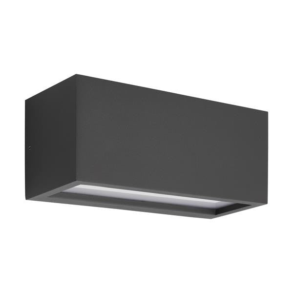 Απλίκα Τοίχου 1xE27 250x110x10 IP54 Γραφίτη Up Down ARTE ILLUMINA Amigo