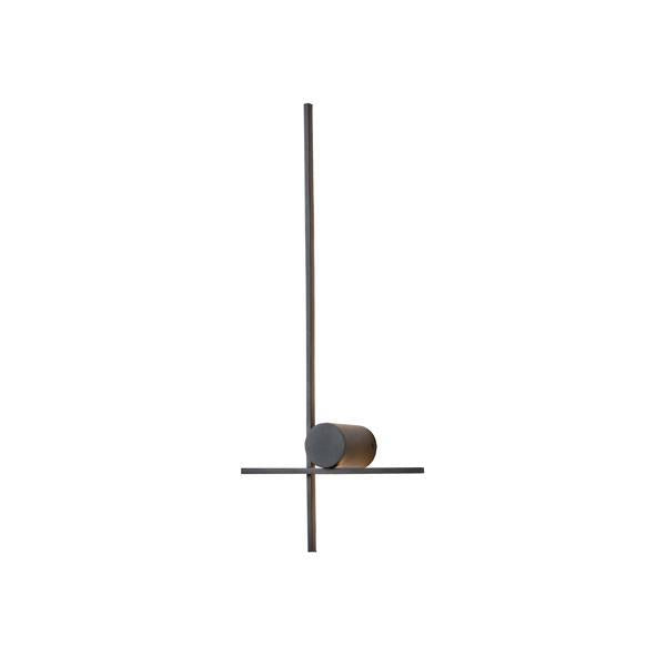 Απλίκα Toixoy Μέταλλο - Ακρυλικό LED 12W 840Lm 3000K 600x260x60mm Δεξιά Μαύρο ARTE ILLUMINA Clio