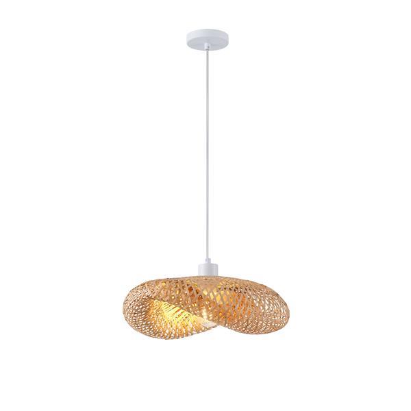 Φωτιστικό Κρεμαστό Bamboo Μονόφωτο 1xE27 Max 15W Φ420x1360mm Μπεζ ARTE ILLUMINA Lagoon