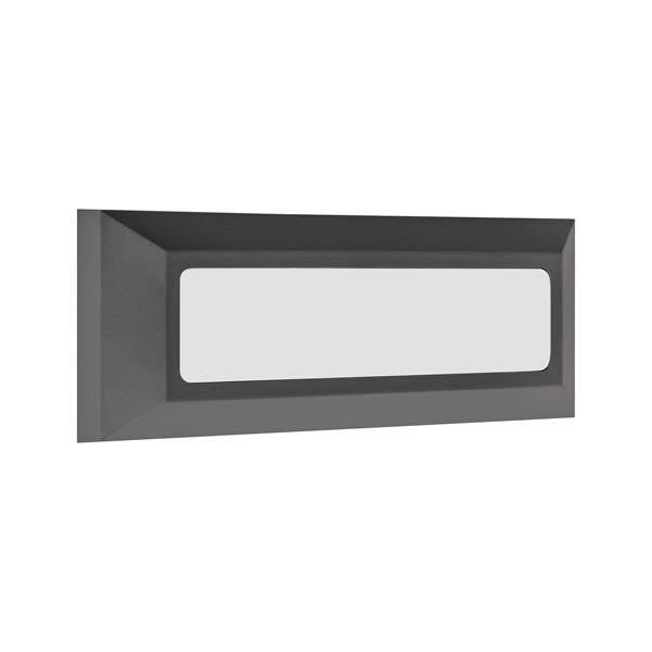 Φωτιστικό Τοίχου Slim LED 4W IP65 230V 3CCT 230x80mm Pro Γραφίτης ARTE ILLUMINA