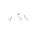 Σποτ με Δίχτυ Μέταλλο 3φωτο 3xE14 Max 8W 390x80x145mm Λευκό ARTE ILLUMINA MESHY