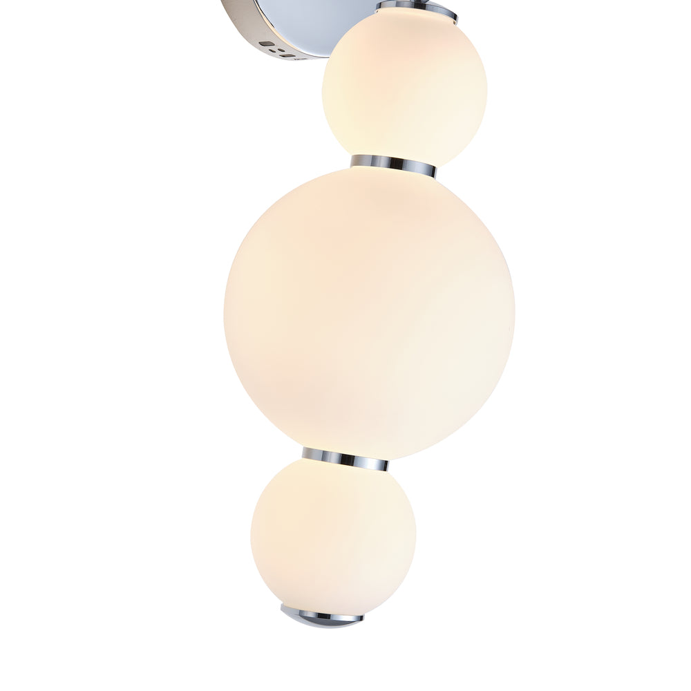 Απλίκα Τοίχου Αλουμίνιο - Γυαλί LED 12.6W 1440Lm 3000K 450x240x185mm Λευκό ARTE ILLUMINA Blossom - εικόνα 4