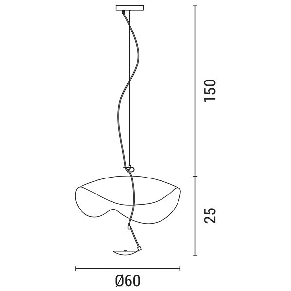 Φωτιστικό Κρεμαστό LED 12W Φ60x130 3CCT Χρυσό - Λευκό ARTE ILLUMINA - εικόνα 3