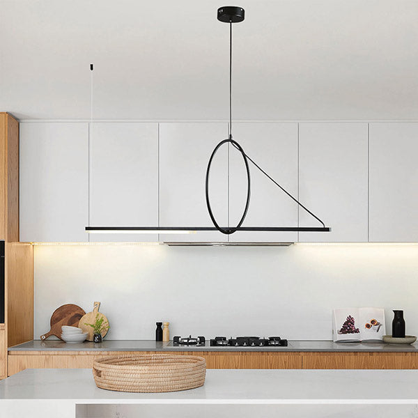 Φωτιστικό Κρεμαστό LED 15W 120x45 Μαύρο ARTE ILLUMINA - εικόνα 2