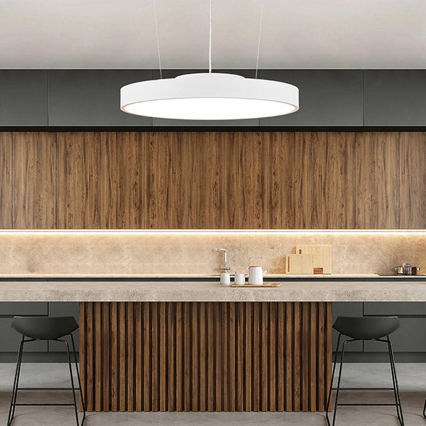 Φωτιστικό Κρεμαστό LED 70W 3000κ 80x10 Λευκό ARTE ILLUMINA - εικόνα 2
