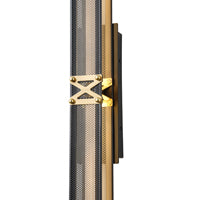 Απλίκα Toixoy Αλουμίνιο - Μέταλλο - Ακρυλικό LED 12W 840Lm 3000K 60x600mm Μαύρο - Χρυσό ARTE ILLUMINA Luis - εικόνα 4