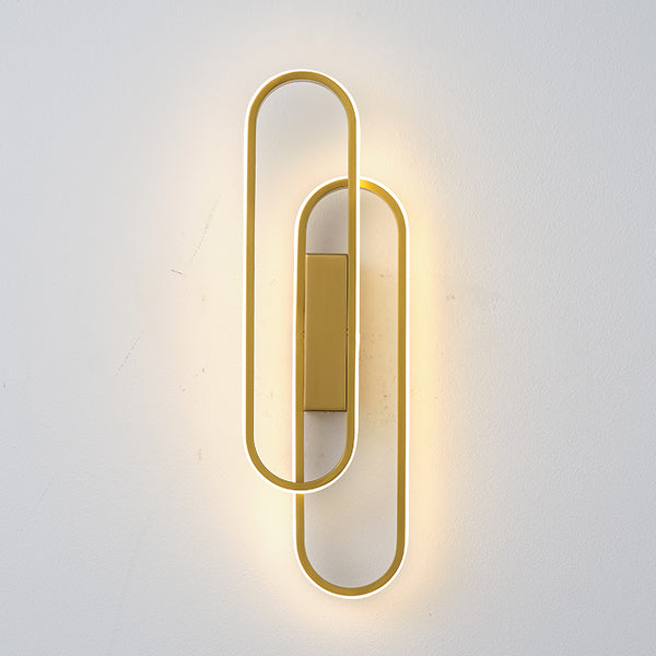 Απλίκα Τοίχου Αλουμίνιο LED 18W 2340Lm 3000K 140x500mm Χρυσό ARTE ILLUMINA Elix - εικόνα 3