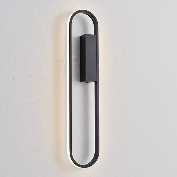 Απλίκα Τοίχου Αλουμίνιο LED 11W 1430Lm 3000K 100x500mm Μαύρο ARTE ILLUMINA Elix - εικόνα 4