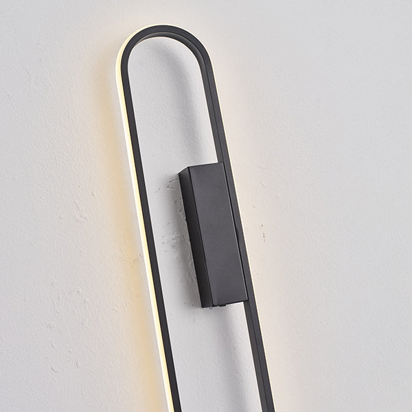 Απλίκα Τοίχου Αλουμίνιο LED 18W 2340Lm 3000K 100x800mm Μαύρο ARTE ILLUMINA Elix - εικόνα 4