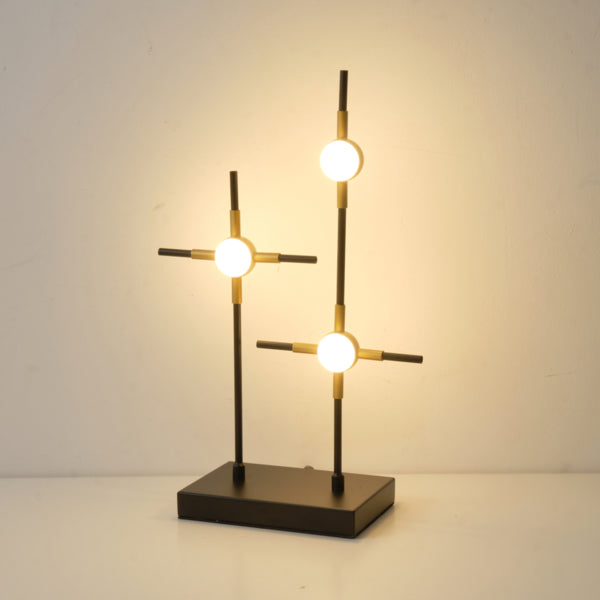 Φωτιστικό Επιτραπέζιο LED 12W 720Lm 3000K 27x12x43 Μαύρο - Χρυσό ARTE ILLUMINA Stela - εικόνα 3