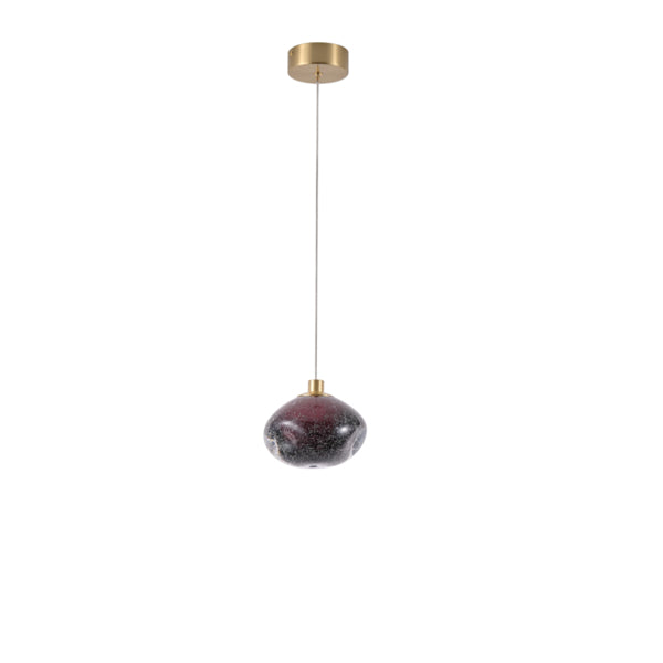 Απλίκα Τοίχου Γυαλί 4W 240Lm 3000K Φ17XH14 Χρυσό ARTE ILLUMINA Citrus - εικόνα 2