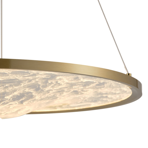 Φωτιστικό Κρεμαστό 40W 2460Lm 3000K D58XH120 Χρυσό ARTE ILLUMINA Eos - εικόνα 4