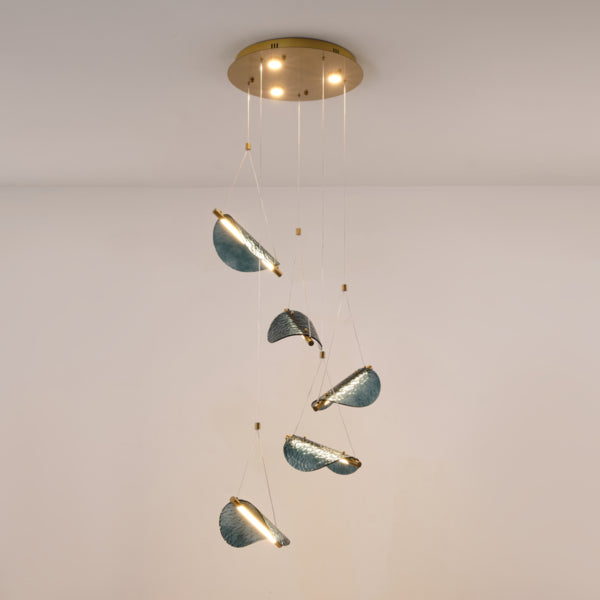 Φωτιστικό Κρεμαστό 30W 1800Lm 3000K D45XH150 Χρυσό ARTE ILLUMINA Serenity - εικόνα 3