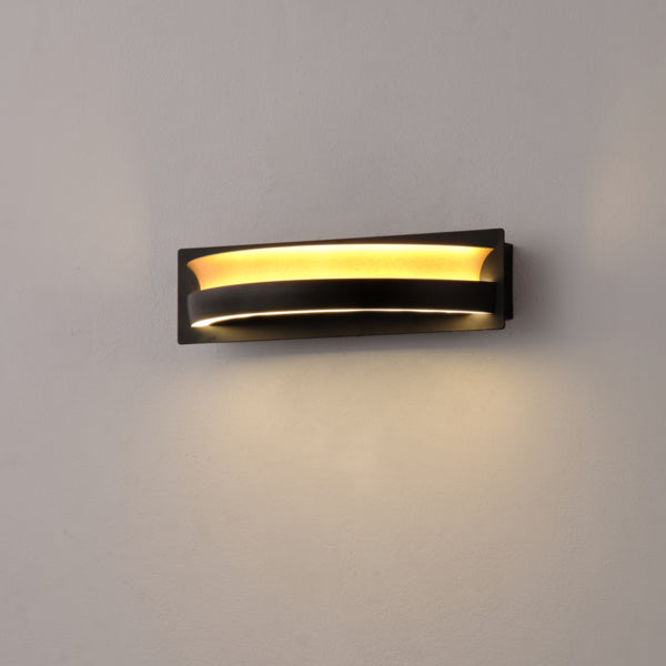 Απλίκα Τοίχου LED 10W 300Lm 3000K 300x120mm Μαύρο - Χρυσό ARTE ILLUMINA Serenity - εικόνα 3