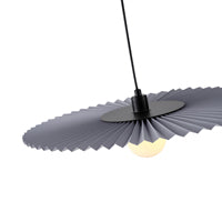 Φωτιστικό Κρεμαστό Μέταλλο - Ύφασμα 1xG9 Max 10W Φ480mm Γκρι ARTE ILLUMINA Piruette - εικόνα 4