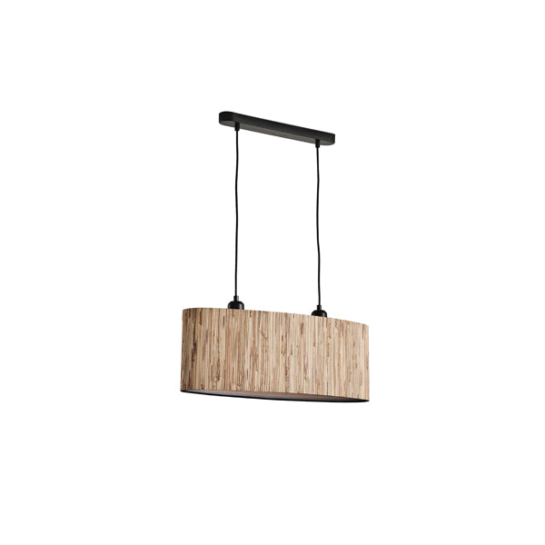 Φωτιστικό Κρεμαστό Pampas 2φωτο 2xE27 Max 15W Φ580x1290mm Μπεζ ARTE ILLUMINA Aenon - εικόνα 2