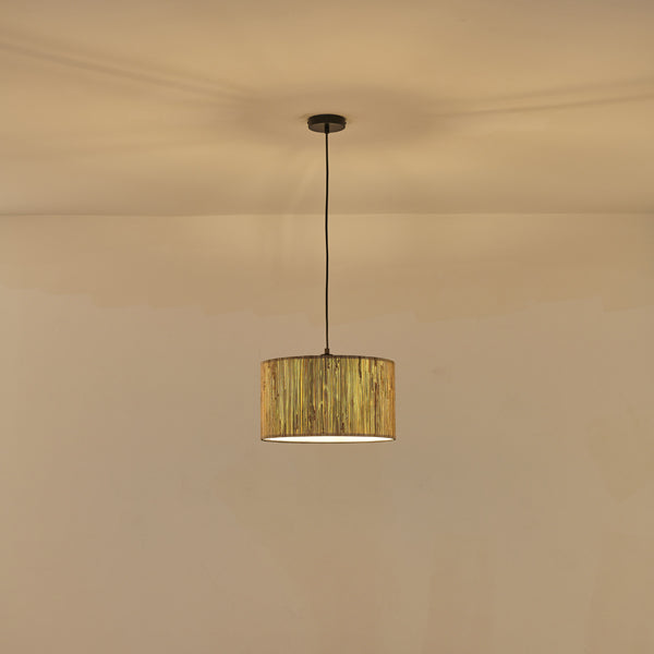 Φωτιστικό Κρεμαστό Pampas Μονόφωτο 1xE27 Max 15W Φ350x1260mm Μπεζ ARTE ILLUMINA Aenon - εικόνα 3