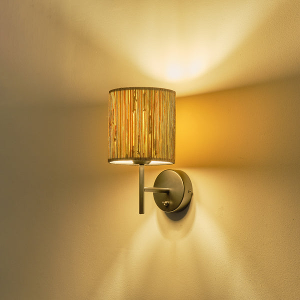 Απλίκα Τοίχου Pampas 1xE27 Max 15W Φ190x270mm Μπεζ ARTE ILLUMINA Aenon - εικόνα 3