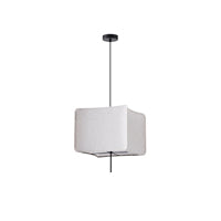 Φωτιστικό Κρεμαστό Ύφασμα Μονόφωτο 1xE27 Max 15W Φ480x900mm Μπεζ ARTE ILLUMINA Toscany - εικόνα 2