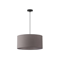 Φωτιστικό Κρεμαστό Ύφασμα Μονόφωτο 1xE27 Max 15W Φ530x1500mm Γκρι ARTE ILLUMINA Soho - εικόνα 2